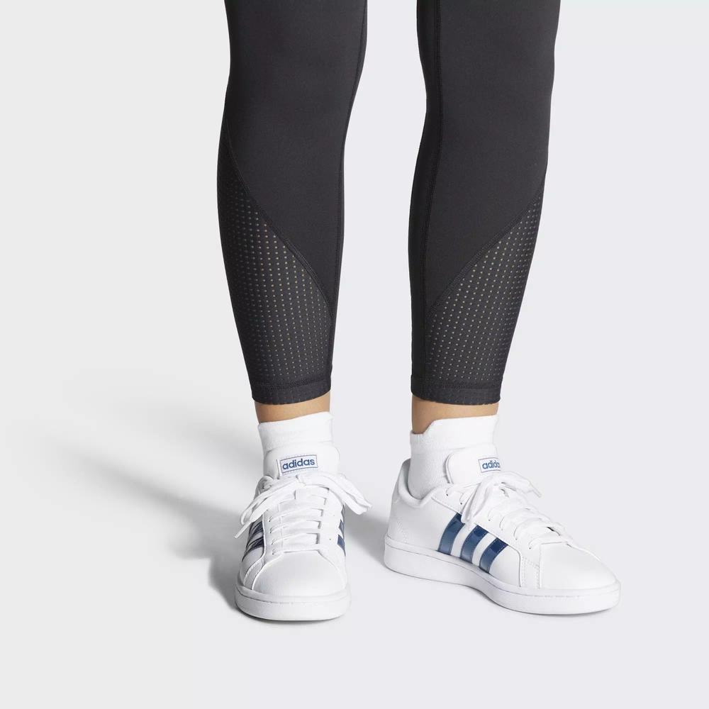 Adidas Grand Court Tenis Blancos Para Mujer (MX-19813)